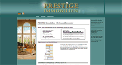 Desktop Screenshot of prestige-immobilien.eu